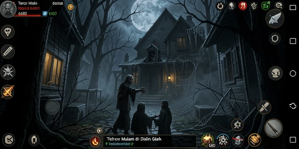 Gambar menampilkan suasana mencekam dari gameplay 66D.