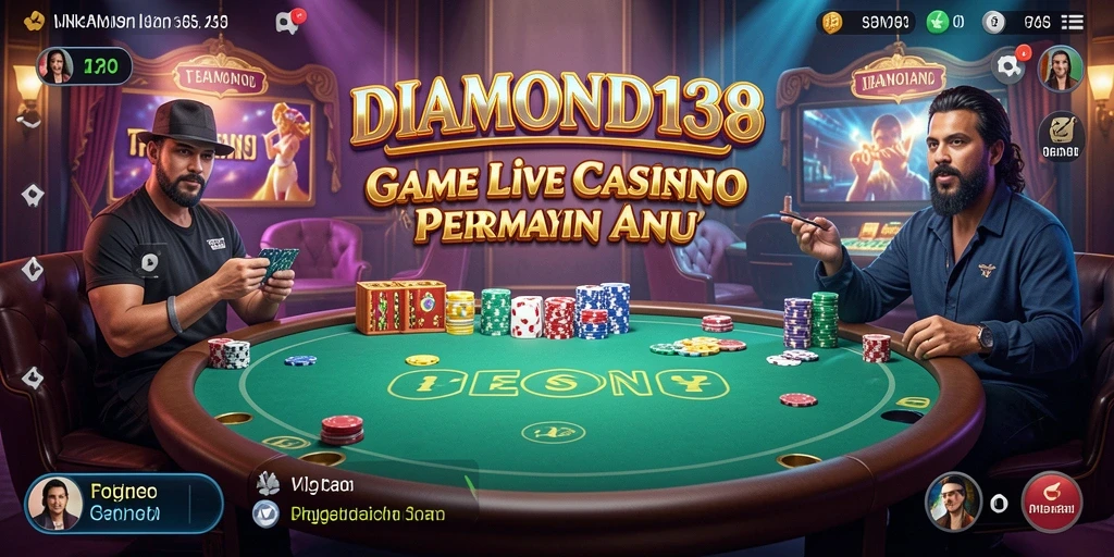 Tampilan gameplay Live Casino DIAMOND138 yang mengasyikkan.