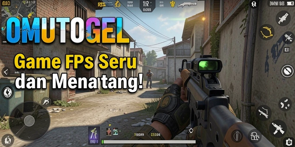 Tangkapan layar menunjukkan aksi intens dalam gameplay OMUTOGEL.