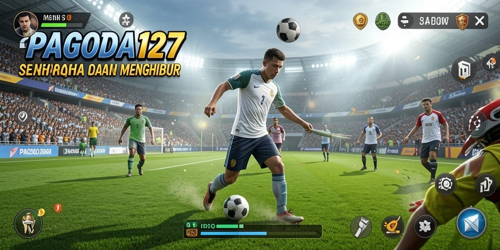 Tampilan gameplay intens dari PAGODA127 yang menampilkan aksi olahraga seru.