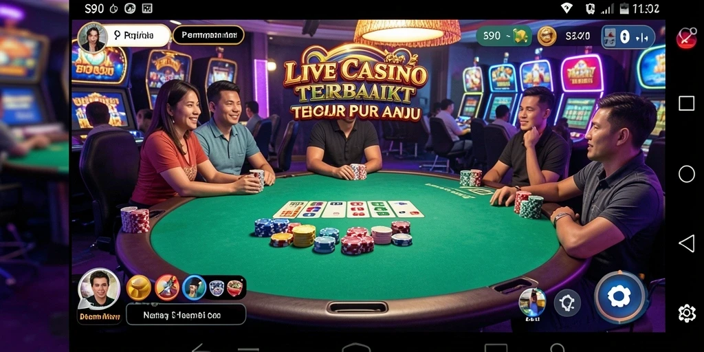 Tampilan gameplay S80 yang menarik dan mendebarkan di Live Casino.